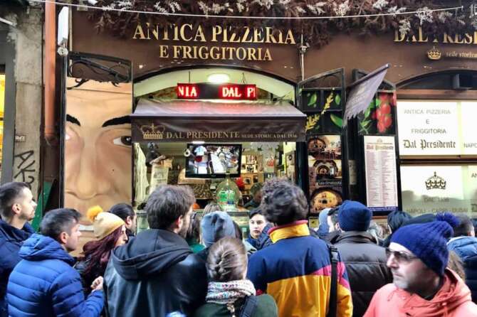 La pizzeria “Dal Presidente” (Foto Facebook)
