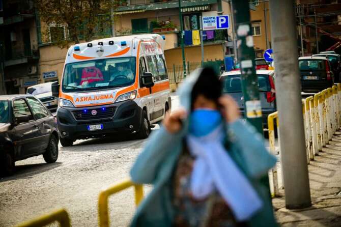 FOTO DI REPERTORIO Alessandro Pone – Lapresse Napoli 13 novembre 2020 Cronaca Ospedali nel caos in Campania per i troppi contagi da Covid 19. In foto il Cardarelli. Alessandro Pone – Lapresse Naples 13 novembre 2020 news Hospitals in chaos in Campania due to too many infections from Covid 19. In this picture Cardarelli Hospital.
