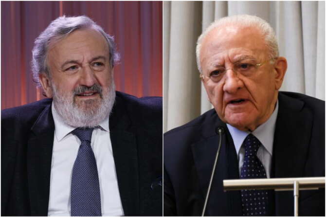 Michele Emiliano e Vincenzo De Luca