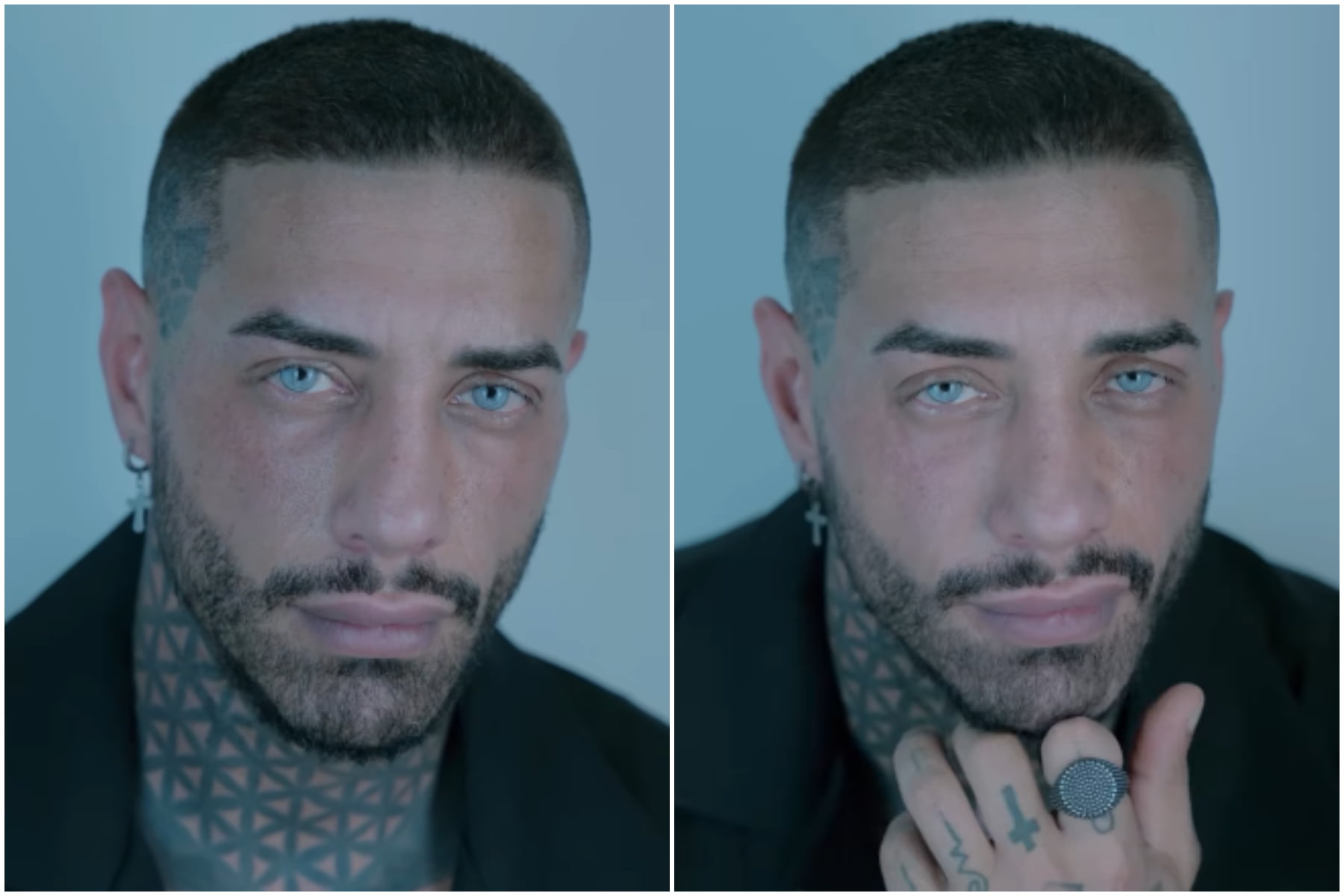 Francesco Chiofalo su Instagram mostra il nuovo colore dei suoi occhi