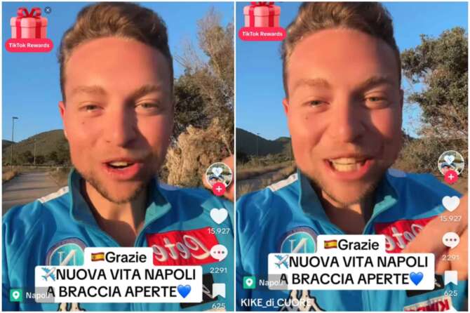 Da Ibiza a Napoli con amore: “Oggi vengo a vivere li”