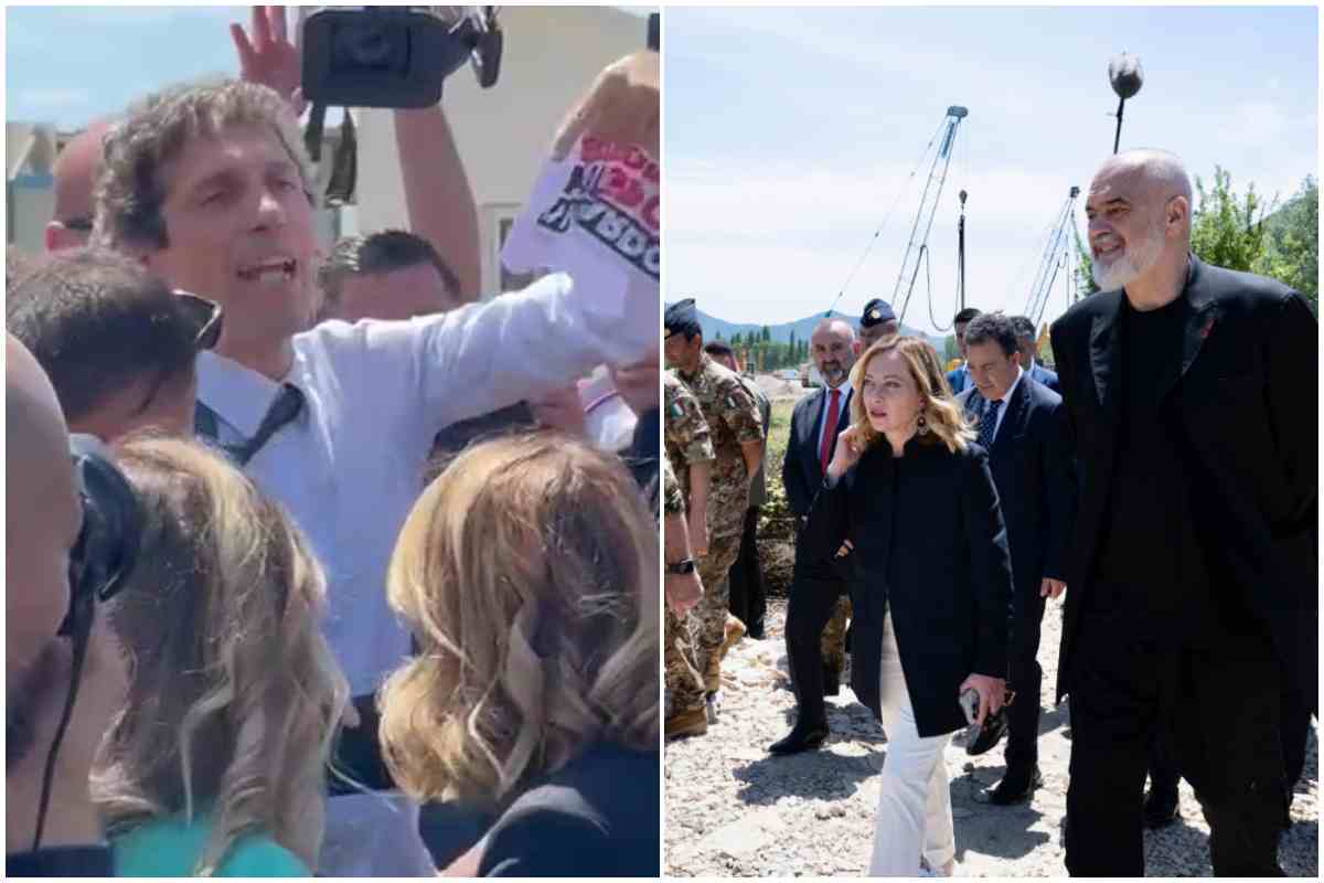 Perché Riccardo Magi protestava contro la Meloni in Albania: la premier e l’autogol del lager per i migranti