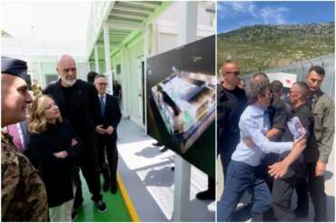 Spot elettorale della Meloni in Albania, Magi la contesta e viene aggredito