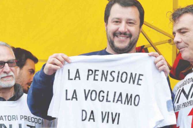 La destra diceva “Aboliremo la Fornero”: ma si va in pensione più tardi e con meno soldi