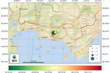 Terremoto nei Campi Flegrei, sciame sismico nella notte: cinque le scosse più forti