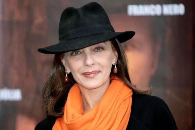 Foto Virginia Farneti / LaPresse 24-11-2008 Roma Spettacolo Presentazione film Mario il Mago Nella foto Maria Rosaria Omaggio Photo Virginia Farneti/Lapresse 24-11-2008 Rome Entertainment Presentation of the movie Mario il Mago In the photo Maria Rosario Omaggio