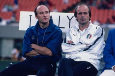 Comunardo Niccolai (sulla destra) alle Olimpiadi di Seoul del 1988