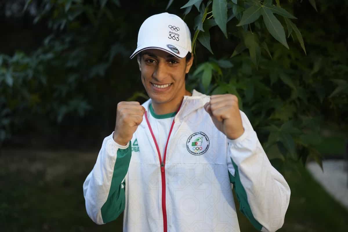 La pugile algerina Imane Khelif alle Olimpiadi di Parigi 2024