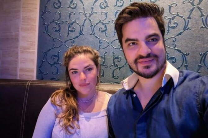 Ana Maria Henao e l’ex marito David Knezevich