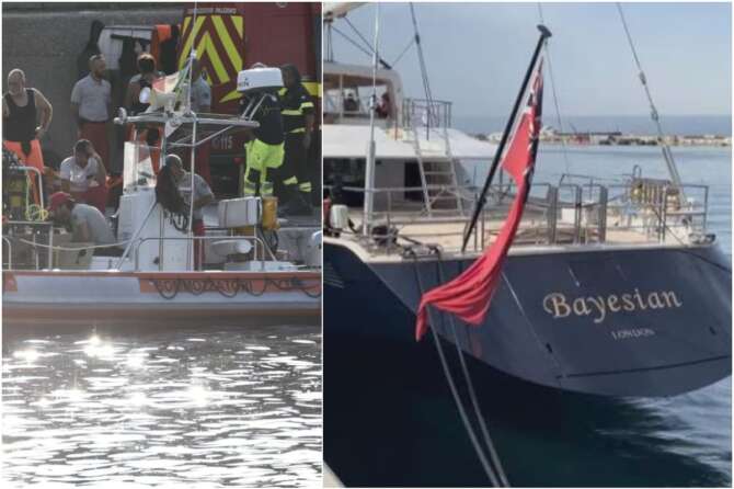 Perché lo yacht Bayesian è affondato al largo di Porticello, le ipotesi: la tromba d’aria, l’albero maestro, il downburst