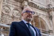 Foto Emanuele Antonio Minerva ‐ Ufficio stampa Ministero della Cultura/LaPresse 6 settembre 2024 Roma (Italia) politica – Il Ministro della Cultura, Gennaro Sangiuliano, ha effettuato questa mattina, a Roma, un sopralluogo all’Arco di Costantino, danneggiato da un fulmine lo scorso 3 settembre, in seguito al quale si è staccato un frammento della cornice angolare sud occidentale del monumento. DISTRIBUTION FREE OF CHARGE – NOT FOR SALE