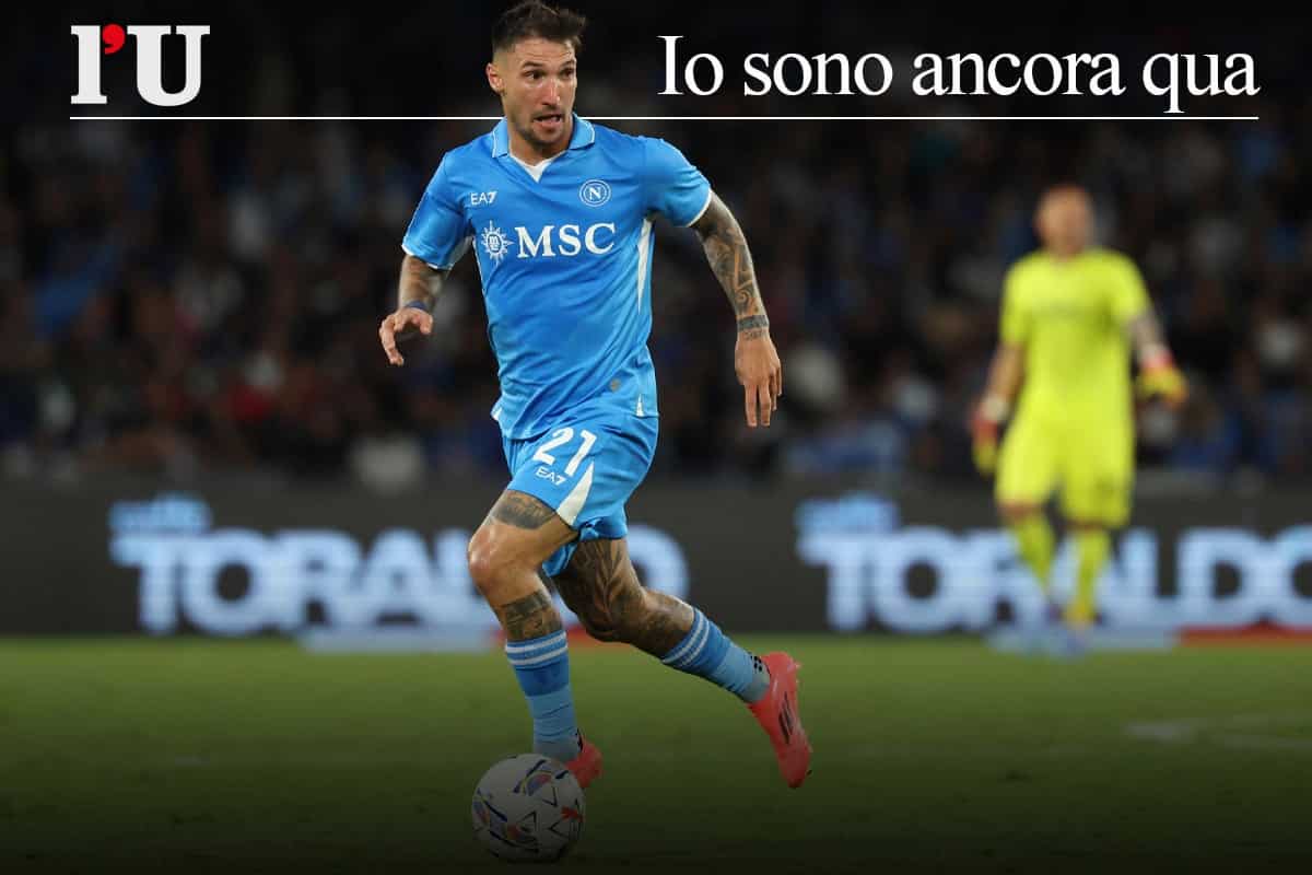 L'attaccante del Napoli Matteo Politano