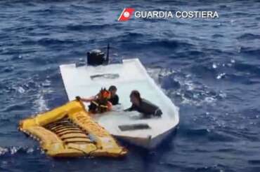 Italian Coast Guard via AP