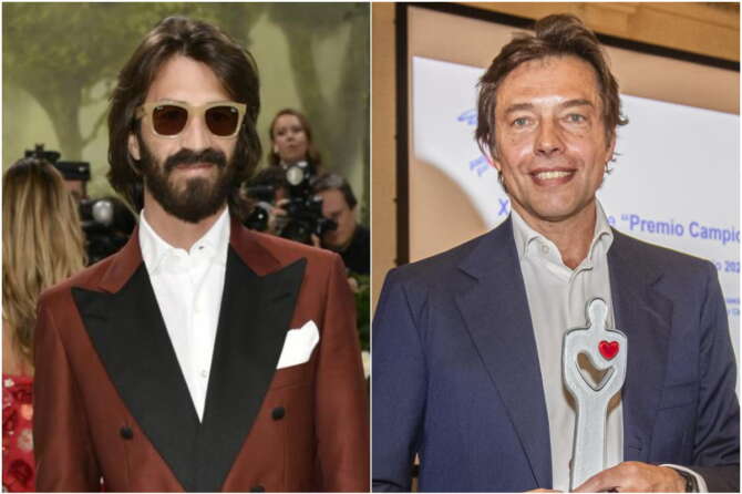 Leaonardo Del Vecchio e Matteo Arpe (foto LaPresse)