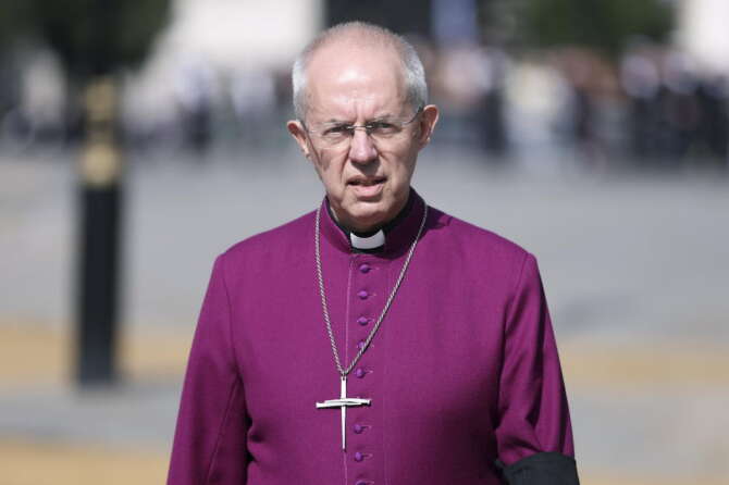 L’arcivescovo Justin Welby