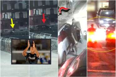 Fonte screen video carabinieri e La Presse