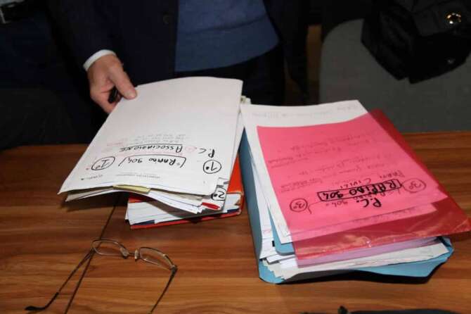 Foto Bianchi/Lo Debole LaPresse New 24-11-2014 Firenze,Italia Processo Totò Riina accusato della strage del treno rapido 904. Nella foto Photo Bianchi/Lo Debole LaPresse New 24 Nov 2014 Florence – Italy Process Toto’Riina accused of the massacre of the rapid train 904. In the picture,