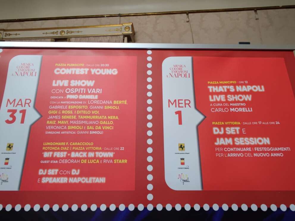 Capodanno 2024-2025 a Napoli, tutti gli eventi e i concerti in programma: una festa lunga quattro giorni