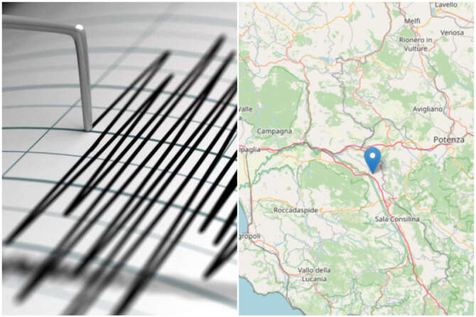 Terremoto nel Vallo di Diano: trema la provincia di Salerno, epicentro della scossa a Polla