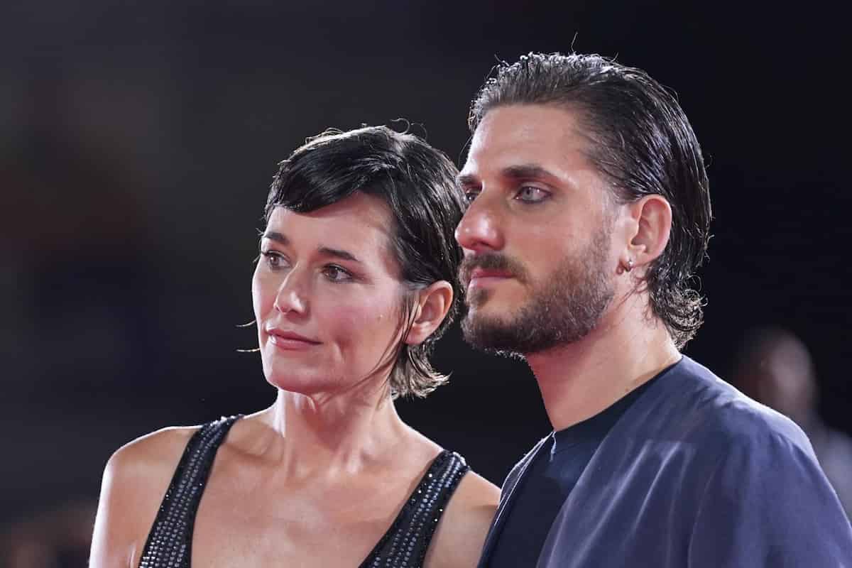 L'attore italiano Luca Marinelli con la fidanzata compagna l'attrice tedesca Alissa Jung