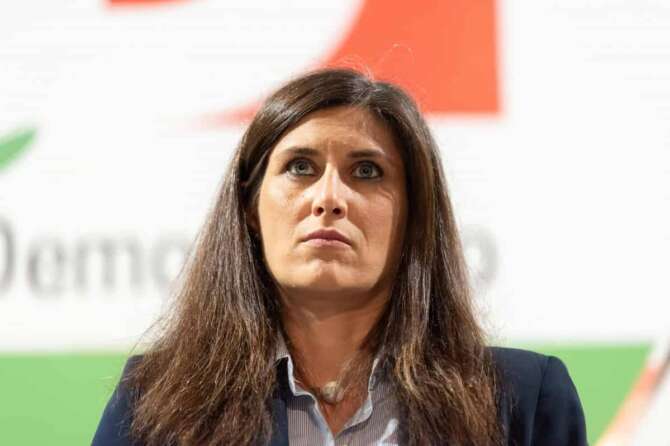 Chiara Appendino durante il dibattito “Costruire l’alternativa: sì a un’Italia più unita, più democratica, più giusta. Perché ci opponiamo all’autonomia differenziata della Legge Calderoli e al premierato” durante il Festival dell’Unità di Torino, Italia. – Cronaca – Domenica 8 settembre 2024 – (Photo Matteo Secci / LaPresse) Chiara Appendino during the debate “Building the alternative: yes to a more united, more democratic, fairer Italy. Why we oppose the differentiated autonomy of the Calderoli Law and the premiership” during the Festival of Unity in Turin in Turin, Italy – News – Sunday 8th August 2024 – (Photo Matteo Secci / LaPresse)