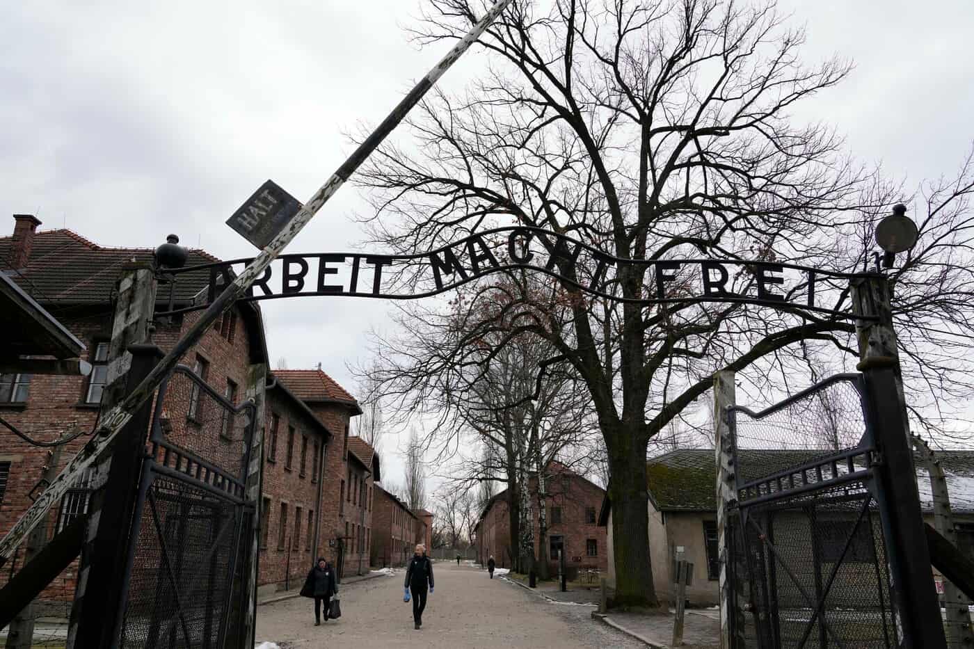 Il campo di concentramento nazista di Auschwitz in Polonia