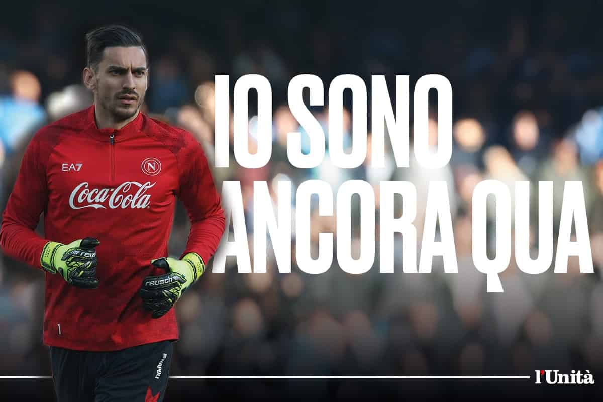 Il portiere del Napoli Alex Meret