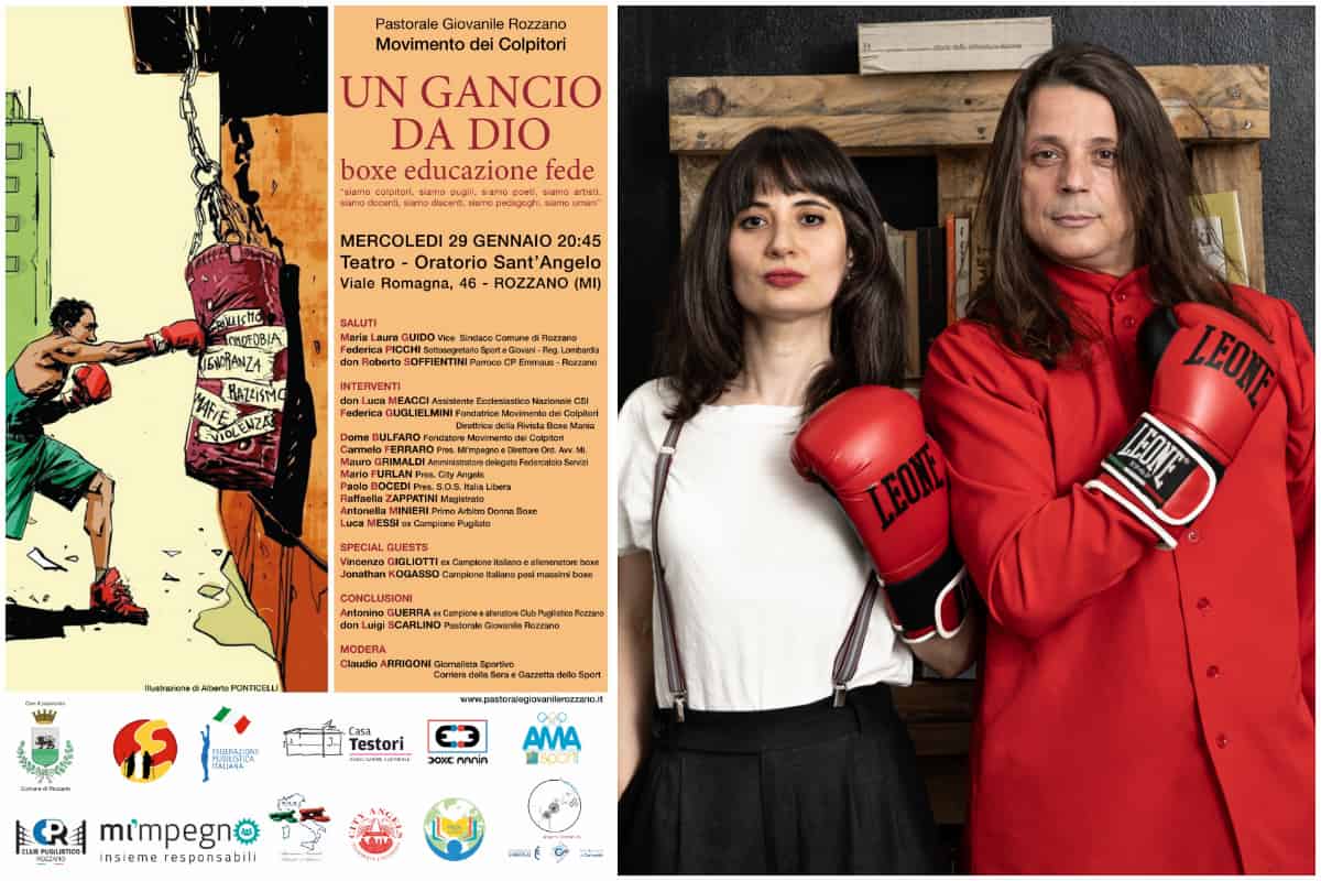 Boxe all’oratorio, il primo ring al Nord montato a Rozzano: “Un gancio da Dio” con Kogasso e i Colpitori