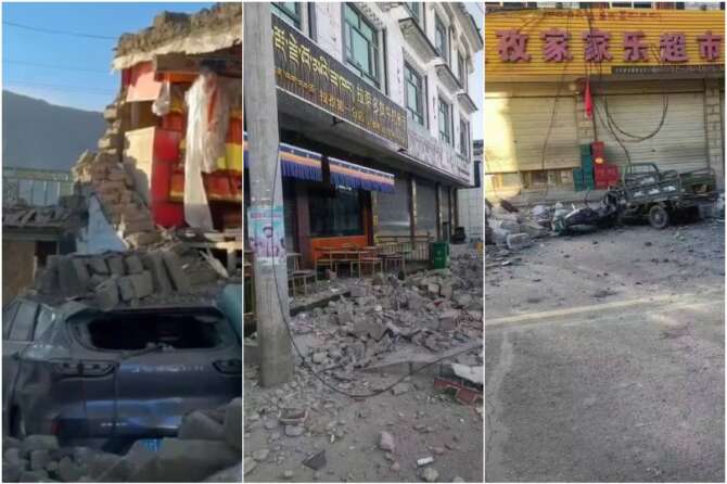 Terremoto in Tibet, almeno 95 morti e 130 feriti: sisma di magnitudo 7.1 sentito anche in India e Nepal