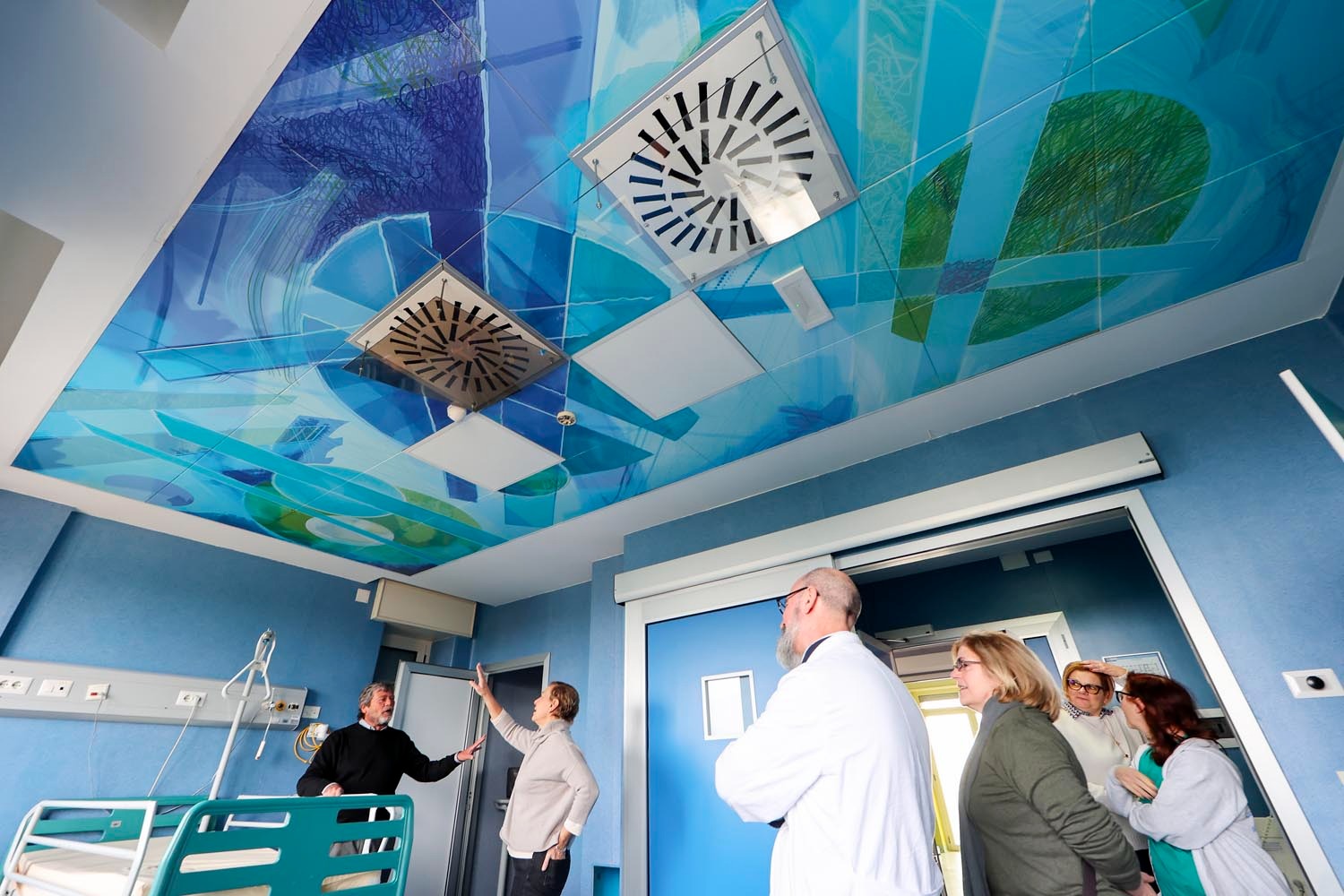 Ospedale Pascale: l’Accademia di Belle Arti colora il reparto di Ematologia, i disegni scelti dai pazienti