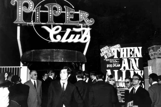 ©Archivio Lapresse 1966 Roma Italia Spettacolo Ingresso del Piper Club