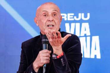 Marco Minniti durante Atreju 2024, festa di Fratelli d’Italia al Circo Massimo, Roma, Sabato, 14 Dicembre 2024 (Foto Roberto Monaldo / LaPresse) Marco Minniti during Atreju 2024, event organized by the Fratelli d’Italia party at the Circo Massimo, Rome, Saturday, December 14, 2024 (Photo by Roberto Monaldo / LaPresse)