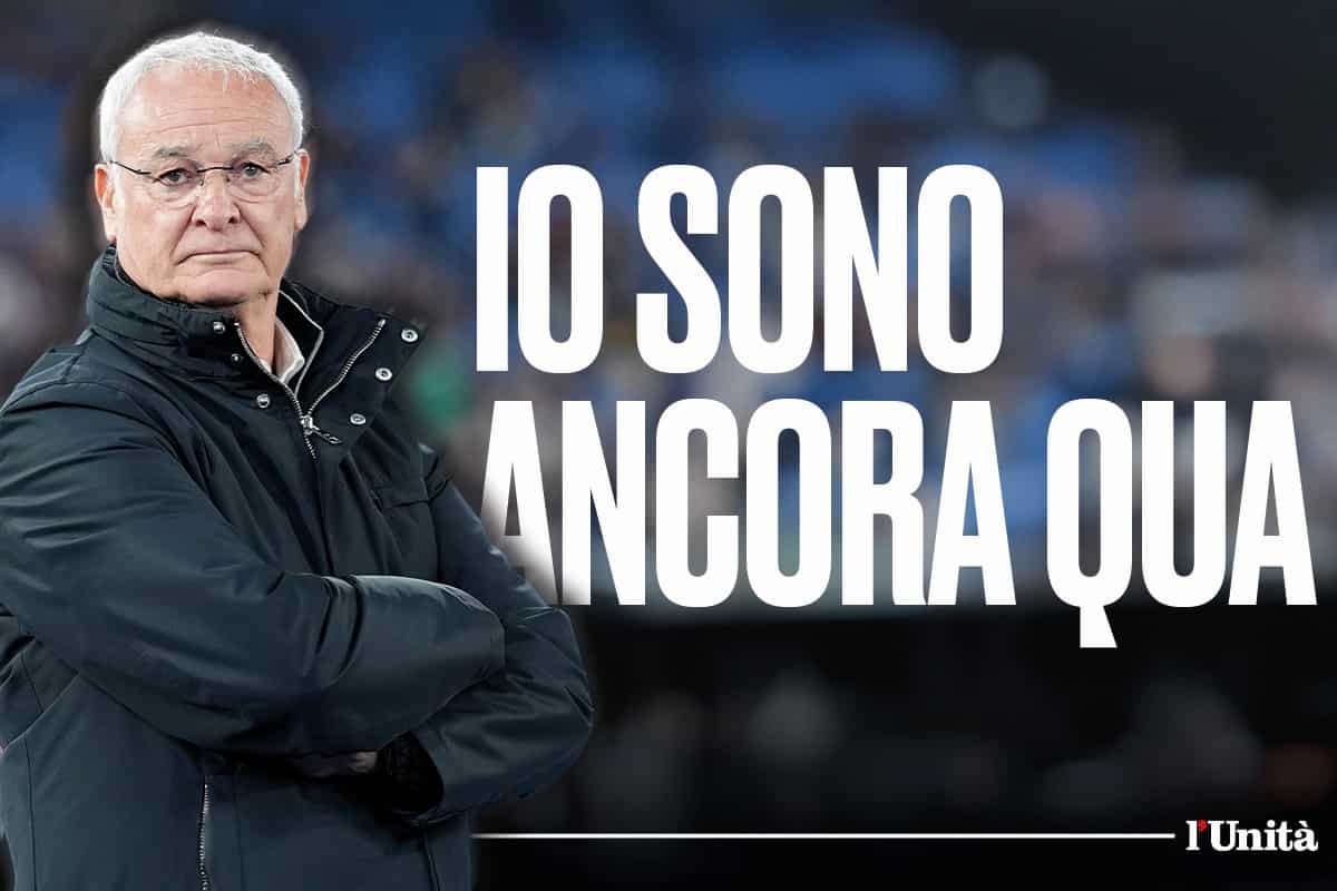 L'allenatore della Roma Claudio Ranieri