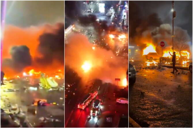 Aereo da trasporto medico precipita a Philadelphia, schianto contro case e auto: morti i 6 a bordo