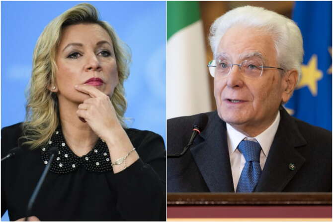 Mosca contro Mattarella, altro affondo di Zakharova sul Quirinale: hacker filorussi attaccano trasporti e banche italiane