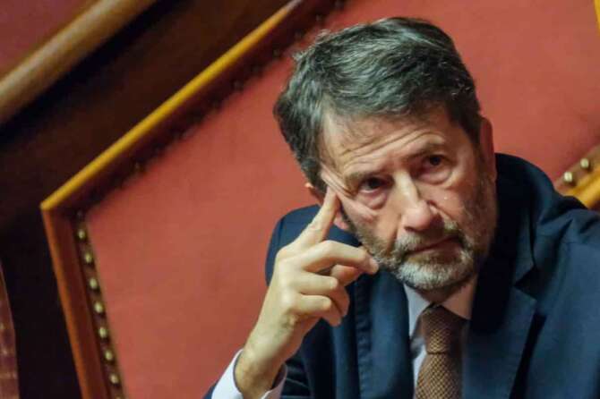 Foto Mauro Scrobogna/LaPresse 28-12-2022 Roma (Italia) Politica – Senato, esame del Bilancio di previsione dello Stato per l’anno finanziario 2023 e bilancio pluriennale per il triennio 2023-2025 – Nella foto: Dario Franceschini PD 12-28-2022 Rome (Italy) Politics – Senate, examination of the state budget for the financial year 2023 and multi-year budget for the three-year period 2023-2025 – In the photo: Dario Franceschini Pd