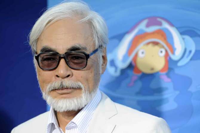 FILE – Hayao Miyazaki of Japan, director of the animated film “Ponyo,” poses at a special screening of the film in Los Angeles on July 27, 2009. Studio Ghibli, the famed Japanese animation studio of Miyazaki, will become a subsidiary of Nippon Television Network Corp., both sides said Thursday, Sept. 21, 2023.(AP Photo/Chris Pizzello, File) Associated Press/LaPresse Only Italy And Spain