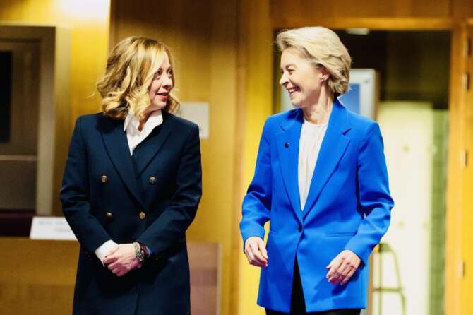 Foto LaPresse/Palazzo Chigi/Filippo Attili