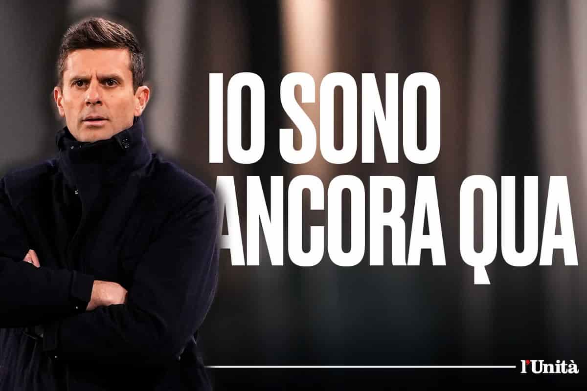 L'allenatore della Juventus Thiago Motta