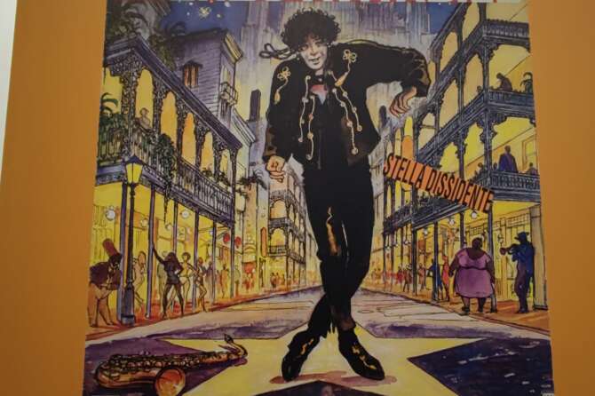 La copertina dell’album di Enzo Avitabile ‘Stella Dissidente’ realizzata da Milo Manara. Fonte l’Unità