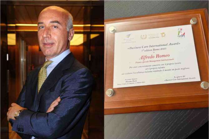 Business Care International Award premia l’imprenditore Alfredo Romeo