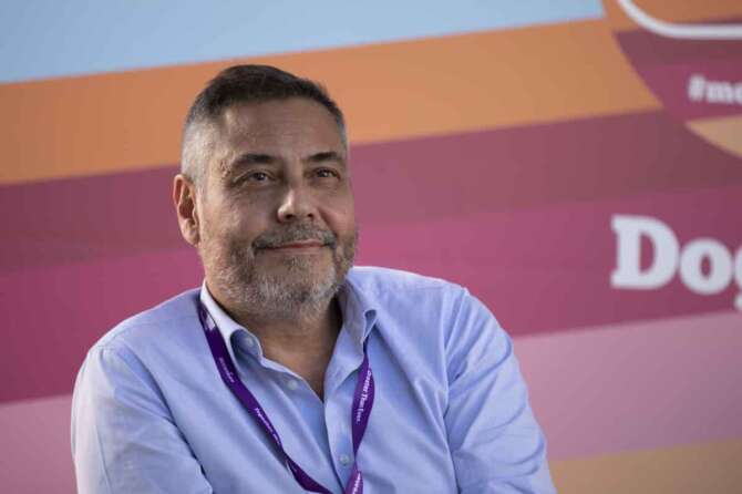 Foto LaPresse/Andrea Alfano 05/09/2020 Dogliani (Italia) Cronaca Festival della TV dei nuovi media Dogliani Nella foto: Andrea Vianello Photo LaPresse/Andrea Alfano September 5, 2020 Dogliani (Italy) News TV and new media Festival Dogliani In the picture: Andrea Vianello