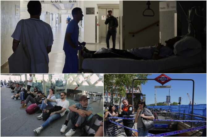 Blackout in Spagna e Portogallo, stop a treni, metro e linee telefoniche: forse per un “raro fenomeno atmosferico”