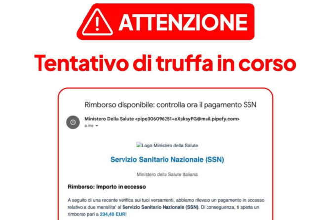 Fonte post sui social del Ministero della Salute