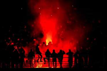 Inter Milan’s supporters during the Serie A soccer match between Inter and Como at San Siro Stadium in Milan , North Italy – Monday , December 23 , 2024. Sport – Soccer . (Photo by Spada/Lapresse)