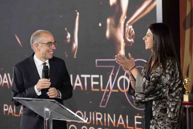 Giuseppe Tornatore, vincitore del Premio Cinecittà David 70 (foto di Francesco Ammendola – Ufficio per la Stampa e la Comunicazione della Presidenza della Repubblica) Foto Ufficio stampa Quirinale/LaPresse 7 Maggio 2025 Roma – Italia DISTRIBUTION FREE OF CHARGE – NOT FOR SALE