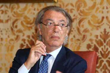 Foto LaPresse – Stefano Porta 10/07/2018 Milano ( Mi ) Cronaca Presentazione di Milano CalcioCity a Palazzo Marino evento inserito nel palinsesto di Yes Milano che avrà la sua prima edizione dal 27 settembre al 1 ottobre Nella foto: Massimo Moratti