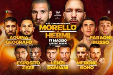 Boxe a Milano, è la notte delle opportunità con TAF9: Morello-Hermi, Aouina-Geografo, Faraoni-Russo e Kogasso