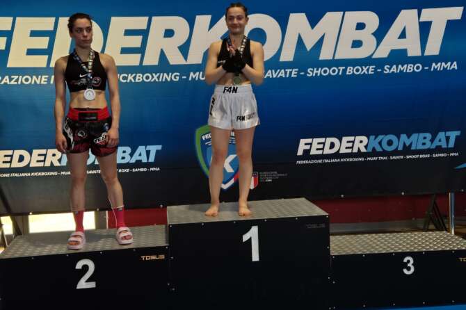 Chiara Pagliuca è Campionessa Italiana di K-1, l’atleta 23enne trionfa ai nazionali di Roma