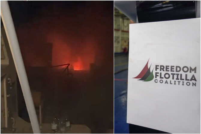 La nave di Freedom Flotilla attaccata dai droni mentre era diretta a Gaza: la ong accusa Israele